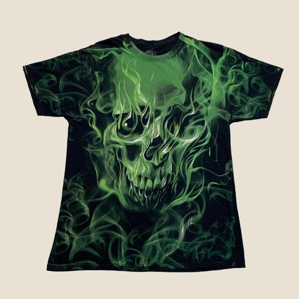 Sick mallgoth grunge green smoke
